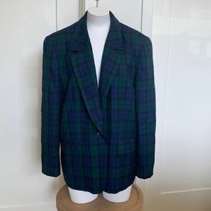 Vintage Pendleton Plaid Skirt Suit Set